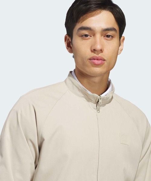 adidas(アディダス)の「ウーブン スイングトップ ジャケット【adidas Golf/アディダスゴルフ】(ブルゾン・メンズ・ベージュ・X-LARGE/SMALL/MEDIUM/LARGE/XX-LARGE)」の3枚目の写真