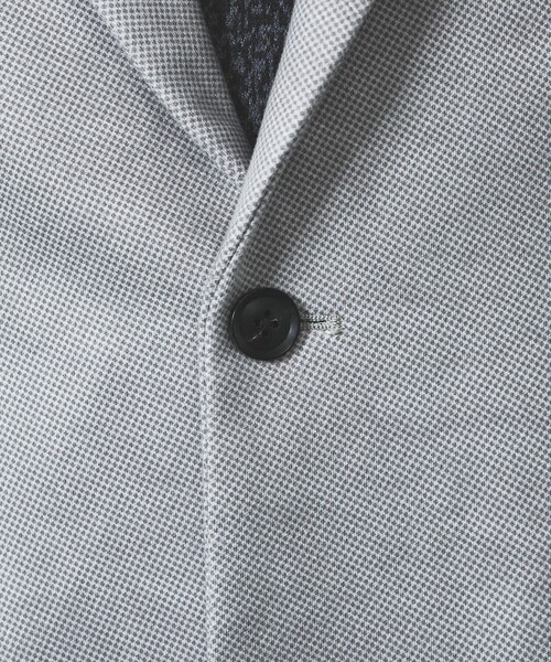 5351 POUR LES HOMMES（ゴーサンゴーイチプールオム）の「【セットアップ対応】スモーク千鳥 ダウンファブリック テーラードジャケット（セットアップ・メンズ・グレー・44/50/48/46）」の11枚目の写真