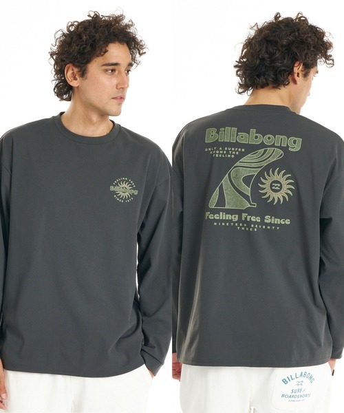 BILLABONG(ビラボン)の「BILLABONG メンズ WARM SOFTTY LS 長袖サーフTシャツ 【2026年秋冬モデル】/ビラボン陸両用伸縮速乾長袖ロンT(Tシャツ/カットソー・メンズ・ブルー系その他/ブラック系その他/クリーム・X-LARGE/LARGE/MEDIUM)」の2枚目の写真
