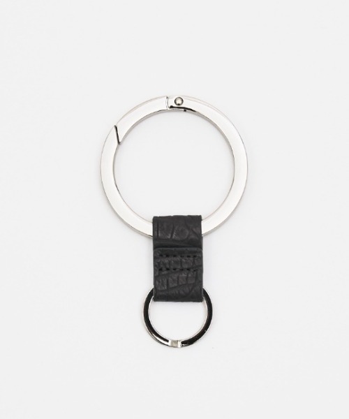 ITTI(イッチ)の「ITTI/イッチ/CRISTY RING RING / CARIB CROCO(キーケース/キーアクセサリー・メンズ・ブラック・F)」の2枚目の写真