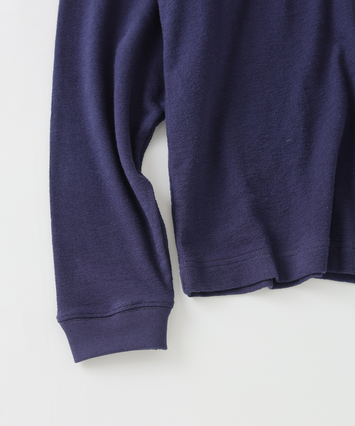 JOURNAL STANDARD relume(ジャーナルスタンダード レリューム)の「ブロック インレイ 1ボタン ヘンリーネック(Tシャツ/カットソー・メンズ・ホワイト/チャコールグレー/ネイビー・LARGE/MEDIUM)」の12枚目の写真