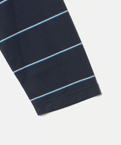 BEAUTY&YOUTH UNITED ARROWS(ビューティーアンドユースユナイテッドアローズ)の「コットンポリエステル ボーダー ロングスリーブTシャツ(Tシャツ/カットソー・レディース・ワイン/ネイビー・FREE)」の5枚目の写真