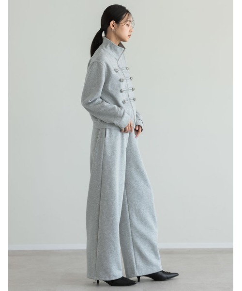 Re:EDIT（リエディ）の「[2026AW COLLECTION]裾コードドロストイージースウェットパンツ（その他パンツ・レディース・ブラック/ブラウン/グレー・MEDIUM）」の8枚目の写真