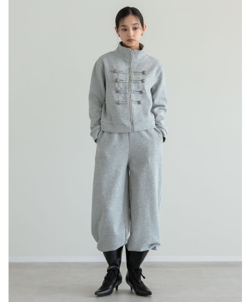 Re:EDIT（リエディ）の「[2026AW COLLECTION]裾コードドロストイージースウェットパンツ（その他パンツ・レディース・ブラック/ブラウン/グレー・MEDIUM）」の9枚目の写真