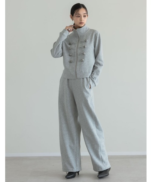 Re:EDIT（リエディ）の「[2026AW COLLECTION]裾コードドロストイージースウェットパンツ（その他パンツ・レディース・ブラック/ブラウン/グレー・MEDIUM）」の11枚目の写真
