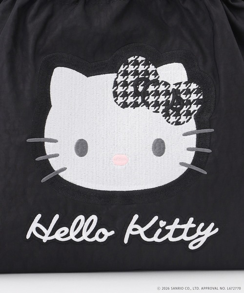 MONICA(モニカ)の「【MONICA×HELLO KITTY】パラコード巾着トート(トートバッグ・レディース・ブラック/アイボリー/グレイッシュベージュ・FREE)」の7枚目の写真