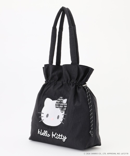 MONICA(モニカ)の「【MONICA×HELLO KITTY】パラコード巾着トート(トートバッグ・レディース・ブラック/アイボリー/グレイッシュベージュ・FREE)」の8枚目の写真