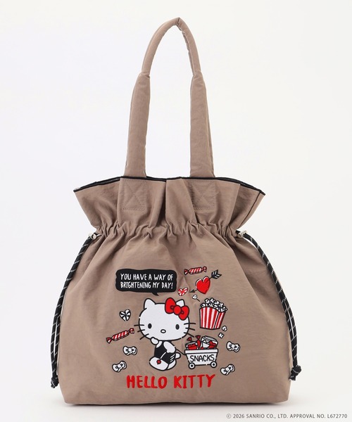 MONICA(モニカ)の「【MONICA×HELLO KITTY】パラコード巾着トート(トートバッグ・レディース・ブラック/アイボリー/グレイッシュベージュ・FREE)」の15枚目の写真