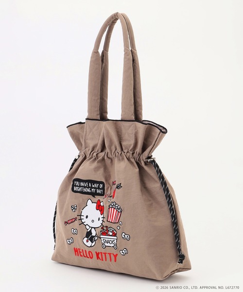 MONICA(モニカ)の「【MONICA×HELLO KITTY】パラコード巾着トート(トートバッグ・レディース・ブラック/アイボリー/グレイッシュベージュ・FREE)」の16枚目の写真