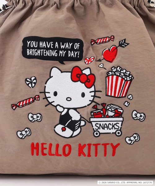 MONICA(モニカ)の「【MONICA×HELLO KITTY】パラコード巾着トート(トートバッグ・レディース・ブラック/アイボリー/グレイッシュベージュ・FREE)」の18枚目の写真