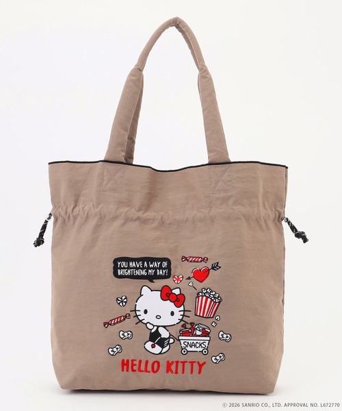 MONICA(モニカ)の「【MONICA×HELLO KITTY】パラコード巾着トート(トートバッグ・レディース・ブラック/アイボリー/グレイッシュベージュ・FREE)」の22枚目の写真