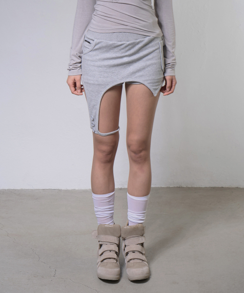 FANCY CLUB(ファンシークラブ)の「オーバーレイ ショートパンツ (MELANGE) F26ZD465(その他パンツ・レディース・その他・FREE)」の1枚目の写真