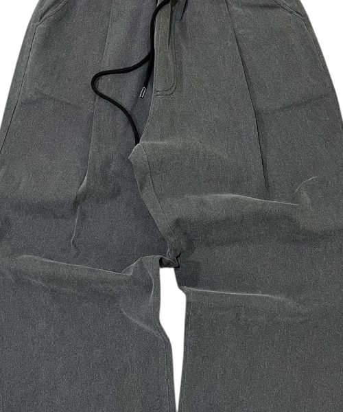 SK8ER ROCK(スケーターロック)の「ワンタックコットンワイドパンツ(ダークグレー)(その他パンツ・メンズ・その他・MEDIUM/LARGE)」の4枚目の写真