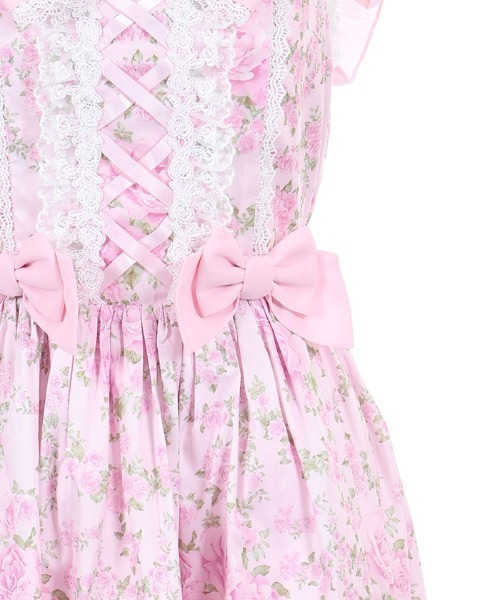 axes femme（アクシーズファム）の「ローズガーランドジャンスカ（ワンピース・レディース・ホワイト/ピンク/サックスブルー・MEDIUM）」の20枚目の写真