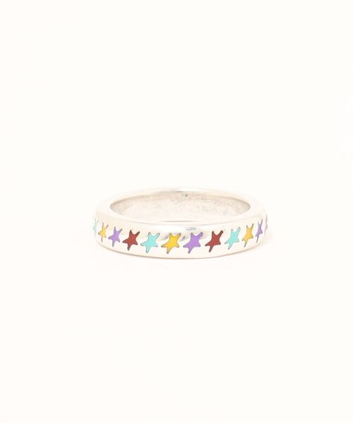 Two Jeys（トゥージェイズ）の「ENAMELED MULTICOLOR STARLINE RING S（リング・メンズ・シルバー・10/16）」の2枚目の写真