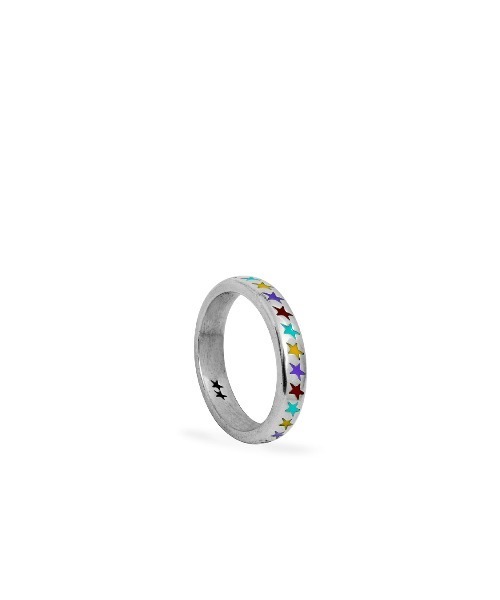 Two Jeys（トゥージェイズ）の「ENAMELED MULTICOLOR STARLINE RING S（リング・メンズ・シルバー・10/16）」の4枚目の写真