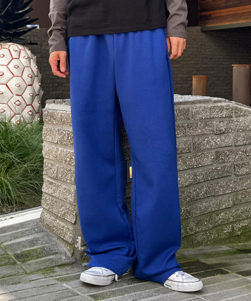 SIGNATURE（シグネチャ）の「ストレートラウンジトレーニングパンツ[ブルー]（スウェットパンツ・レディース・その他・LARGE/MEDIUM）」の2枚目の写真