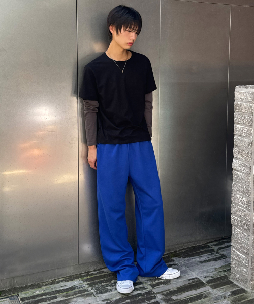 SIGNATURE（シグネチャ）の「ストレートラウンジトレーニングパンツ[ブルー]（スウェットパンツ・レディース・その他・LARGE/MEDIUM）」の3枚目の写真