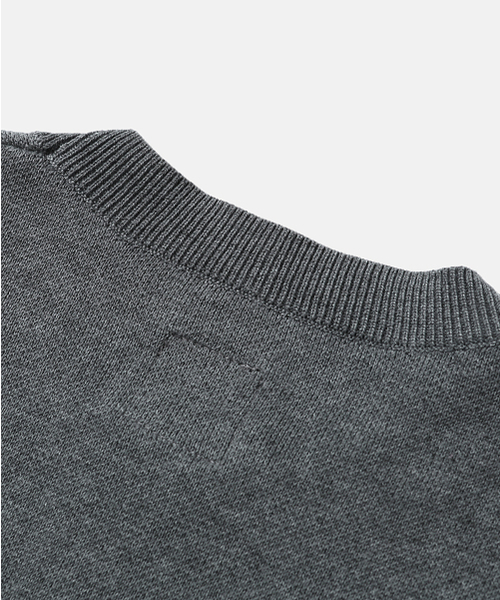 MOIF（モイフ）の「[AW26] アドバンスト クルーネックニット / グレー（ニット/セーター・メンズ・その他・2(M)/3(L)）」の10枚目の写真
