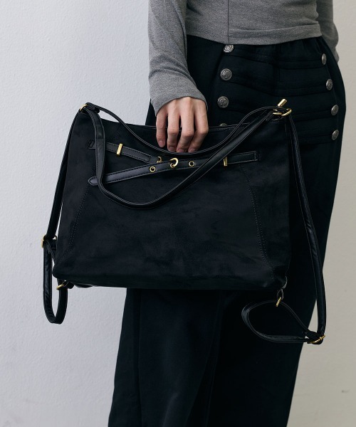 Shoowtime(ショウタイム)の「Grunge Metal Belt 2Way Bag / グランジ メタルベルト 2WAYバッグ(ショルダーバッグ・メンズ・ブラウン/ブラック・FREE)」の3枚目の写真