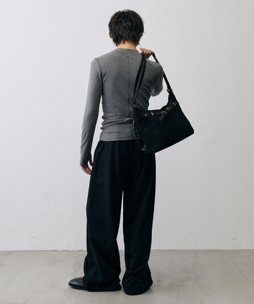 Shoowtime(ショウタイム)の「Grunge Metal Belt 2Way Bag / グランジ メタルベルト 2WAYバッグ(ショルダーバッグ・メンズ・ブラウン/ブラック・FREE)」の11枚目の写真