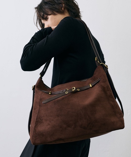 Shoowtime(ショウタイム)の「Grunge Metal Belt 2Way Bag / グランジ メタルベルト 2WAYバッグ(ショルダーバッグ・メンズ・ブラウン/ブラック・FREE)」の18枚目の写真