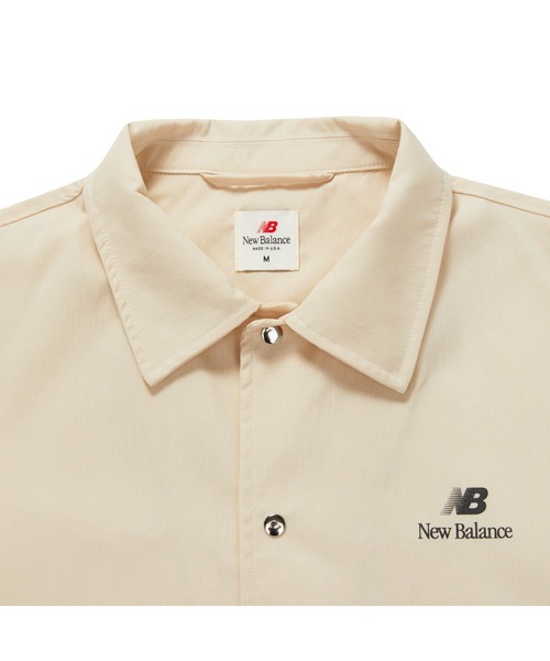 NEW BALANCE(ニューバランス)の「MADE in USA ウーブンジャケット(シャツ/ブラウス・メンズ・ダークパープル/モカ・SMALL/X-LARGE/LARGE/MEDIUM/XX-LARGE)」の4枚目の写真