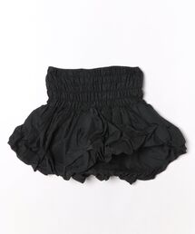 CONSTANCA ENTRUDO（コンスタンザエントルード）の「BLACK MINI SKIRT WITH BUBBLE H CE_FW25_SKI06（スカート）」