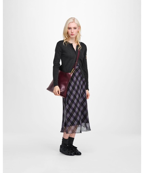 MARC JACOBS(マークジェイコブス)の「SCENE LARGE BUCKET BAG/シーン ラージ バケット バッグ(ショルダーバッグ・レディース・ダークパープル/ブラック・ONE SIZE)」の14枚目の写真