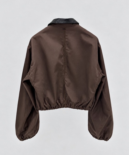 SHINYAKOZUKA(シンヤコヅカ)の「【SHINYAKOZUKA/シンヤコズカ】別注 KAPPOGI SLEEVES(ブルゾン・メンズ・ブラック/クリーム/ブラウン・M/S)」の19枚目の写真