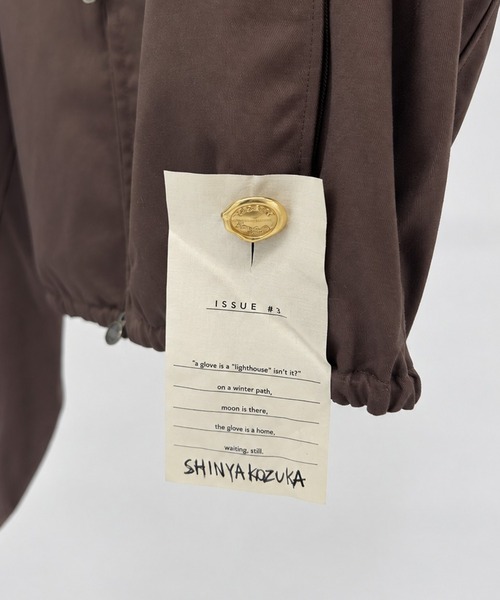 SHINYAKOZUKA(シンヤコヅカ)の「【SHINYAKOZUKA/シンヤコズカ】別注 KAPPOGI SLEEVES(ブルゾン・メンズ・ブラック/クリーム/ブラウン・M/S)」の15枚目の写真