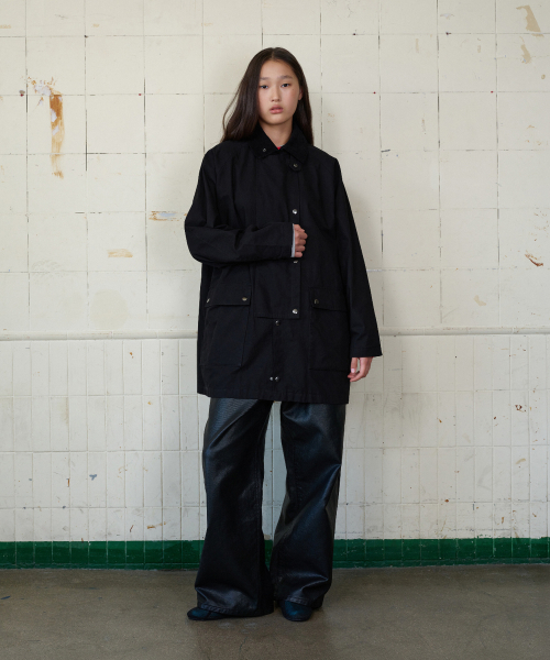 MOODBETTER(ムード ベター)の「COTTON WORK JACKET BLACK(その他アウター・レディース・その他・FREE)」の3枚目の写真