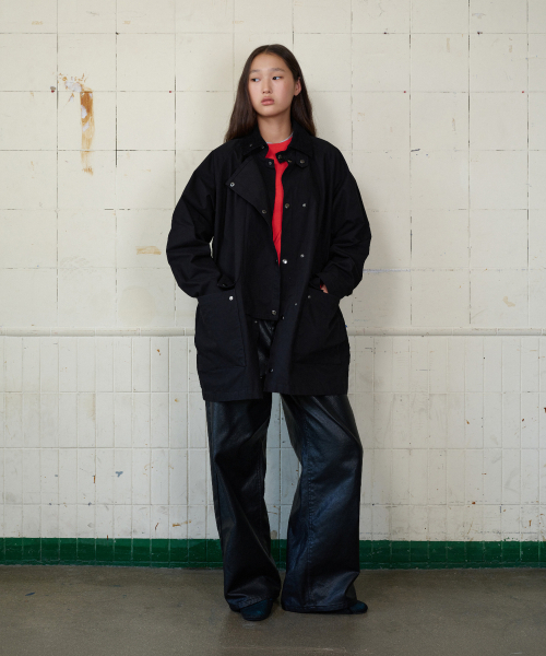 MOODBETTER(ムード ベター)の「COTTON WORK JACKET BLACK(その他アウター・レディース・その他・FREE)」の4枚目の写真