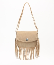 GUILD PRIME | 【GUILD PRIME】WOMENS フェイクスエードフリンジバッグ(ショルダーバッグ)