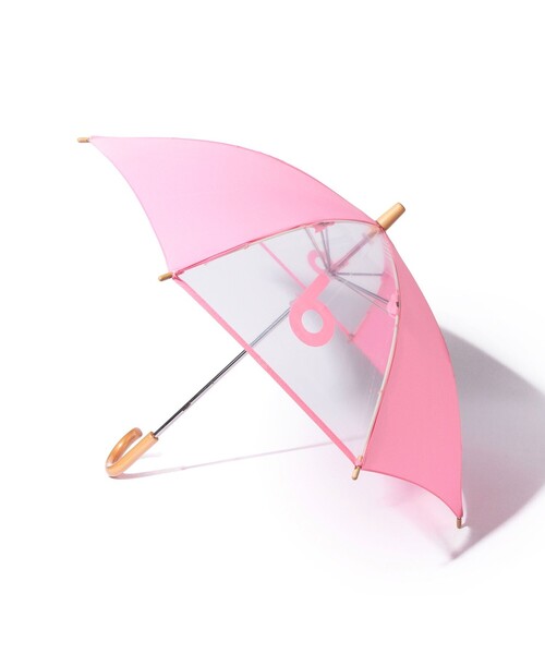 こども ビームス（コドモビームス）の「窓つき bロゴ 長傘 (40～50cm)（長傘・キッズ・ライトブルー/ピンク/イエロー・45cm/50cm/40cm）」の7枚目の写真