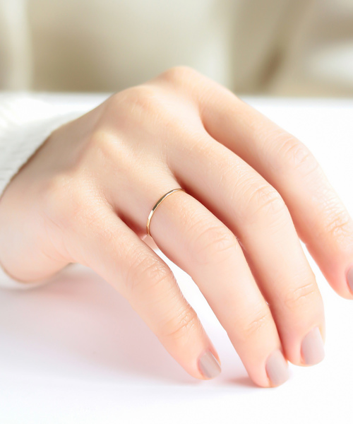 Web限定 K10 シンプルカット レイヤードリング リング Noir De Poupee ノワールドプーペ のファッション通販 Zozotown