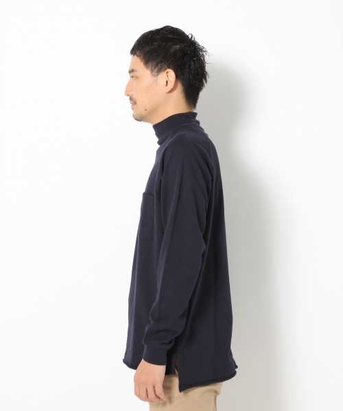 GLOBAL WORK(グローバルワーク)の「インレイモックネック長袖T/725458(Tシャツ/カットソー・メンズ・ネイビー/グレー/ホワイト・SMALL/MEDIUM/LARGE/X-LARGE)」の10枚目の写真