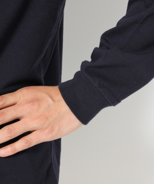 GLOBAL WORK(グローバルワーク)の「インレイモックネック長袖T/725458(Tシャツ/カットソー・メンズ・ネイビー/グレー/ホワイト・SMALL/MEDIUM/LARGE/X-LARGE)」の14枚目の写真