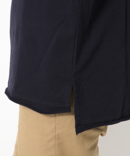 GLOBAL WORK(グローバルワーク)の「インレイモックネック長袖T/725458(Tシャツ/カットソー・メンズ・ネイビー/グレー/ホワイト・SMALL/MEDIUM/LARGE/X-LARGE)」の6枚目の写真