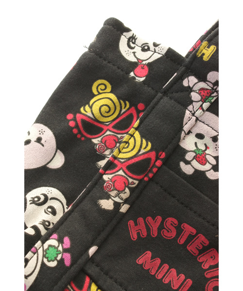 HYSTERIC MINI（ヒステリックミニ）の「CANDY MINI & PERORI トートBAG（トートバッグ・キッズ・オフホワイト/ブラック/ピンク・SMALL）」の5枚目の写真