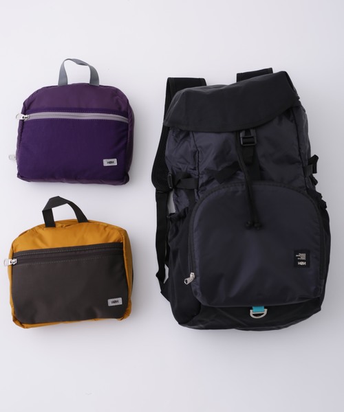 HeM（ヘム）の「【HeM】ヘレンズバックパック（バックパック/リュック・レディース・パープル/イエロー/ブラック・FREE）」の2枚目の写真