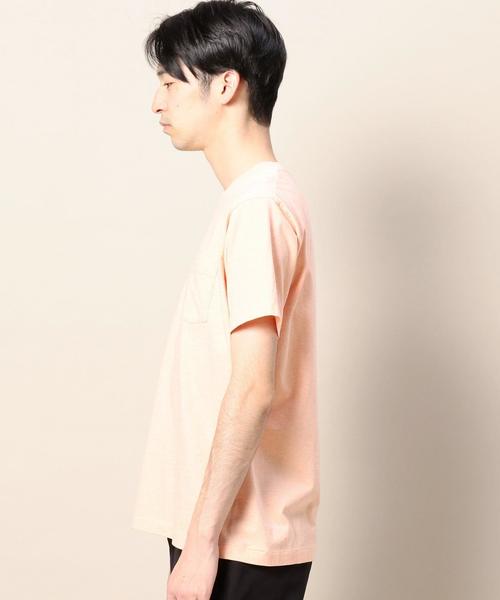 BEAUTY&YOUTH UNITED ARROWS(ビューティーアンドユースユナイテッドアローズ)の「BY チューブ 1ポケット Tシャツ-MADE IN JAPAN- :◆(Tシャツ/カットソー・メンズ・ネイビー/ホワイト/ライトブルー/グレー/シャーベット・X-LARGE/LARGE/MEDIUM/SMALL)」の8枚目の写真