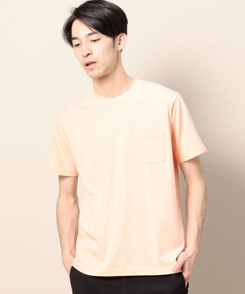 BEAUTY&YOUTH UNITED ARROWS(ビューティーアンドユースユナイテッドアローズ)の「BY チューブ 1ポケット Tシャツ-MADE IN JAPAN- :◆(Tシャツ/カットソー・メンズ・ネイビー/ホワイト/ライトブルー/グレー/シャーベット・X-LARGE/LARGE/MEDIUM/SMALL)」の21枚目の写真
