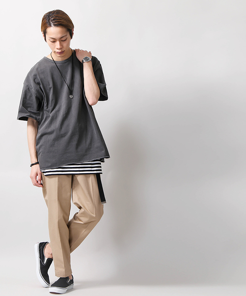 WEGO(ウィゴー)の「WEGO/リヨセルロングタンクトップ(タンクトップ・メンズ・レッド系その他5/杢グレー/ホワイト/ホワイト系その他5/オレンジ系その他6/イエロー系その他6/ブルー系その他5・MEDIUM/LARGE/SMALL)」の15枚目の写真