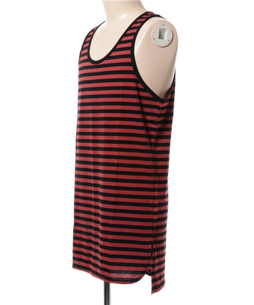 WEGO(ウィゴー)の「WEGO/リヨセルロングタンクトップ(タンクトップ・メンズ・レッド系その他5/杢グレー/ホワイト/ホワイト系その他5/オレンジ系その他6/イエロー系その他6/ブルー系その他5・MEDIUM/LARGE/SMALL)」の8枚目の写真