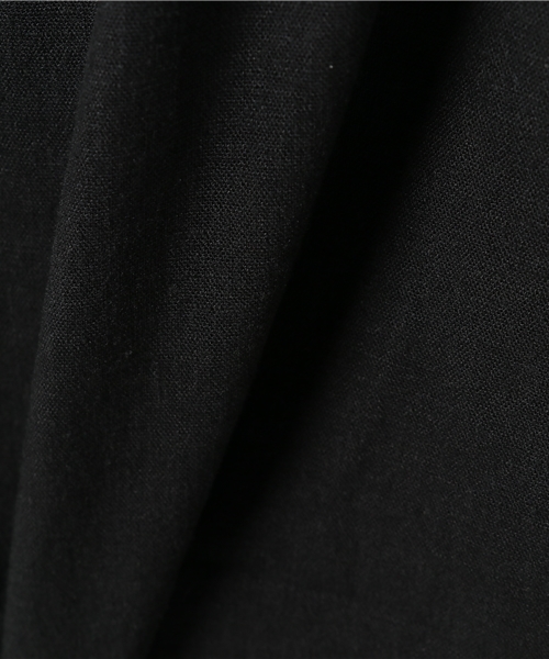 LBC（エルビーシー）の「リネンレーヨン後ろリボンワンピース        （ワンピース・レディース・ブラック/ブルー/ライトグレー・LARGE/MEDIUM）」の7枚目の写真