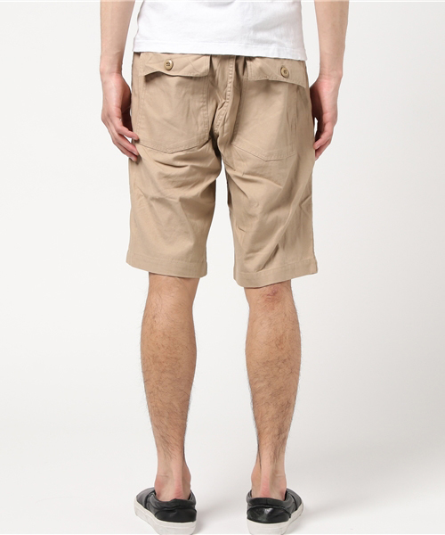 HOUSTON(ヒューストン)の「HOUSTON/ FATIGUE SHORT(その他パンツ・メンズ・オリーブドラブ/カーキ・SMALL/LARGE/X-LARGE/MEDIUM)」の10枚目の写真