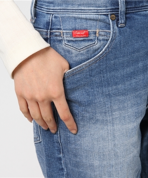 cepo（セポ）の「デニムディスカバークロップド（デニムパンツ・レディース・インディゴブルー/ワンウォッシュ/ダークインディゴブルー・L/M/S）」の9枚目の写真