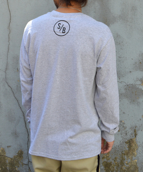 SURF/BRAND（サーフブランド）の「SURF/BRAND サーフブランド Desert SB18SS006（Tシャツ/カットソー・メンズ・ホワイト/グレー/ピンク・L/XL/M/S）」の9枚目の写真