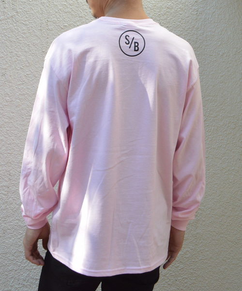 SURF/BRAND（サーフブランド）の「SURF/BRAND サーフブランド Desert SB18SS006（Tシャツ/カットソー・メンズ・ホワイト/グレー/ピンク・L/XL/M/S）」の4枚目の写真